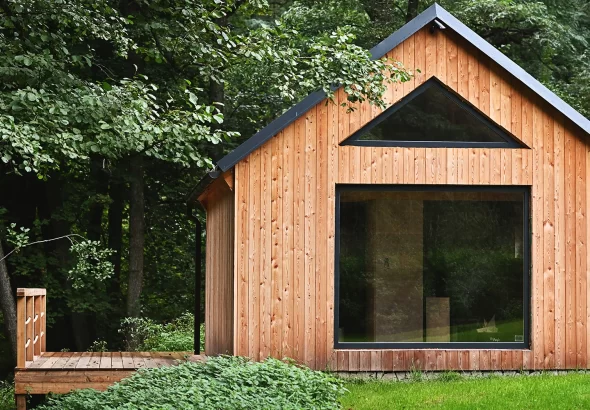 Naprostý klid v off grid chatě Roklinka s finskou saunou