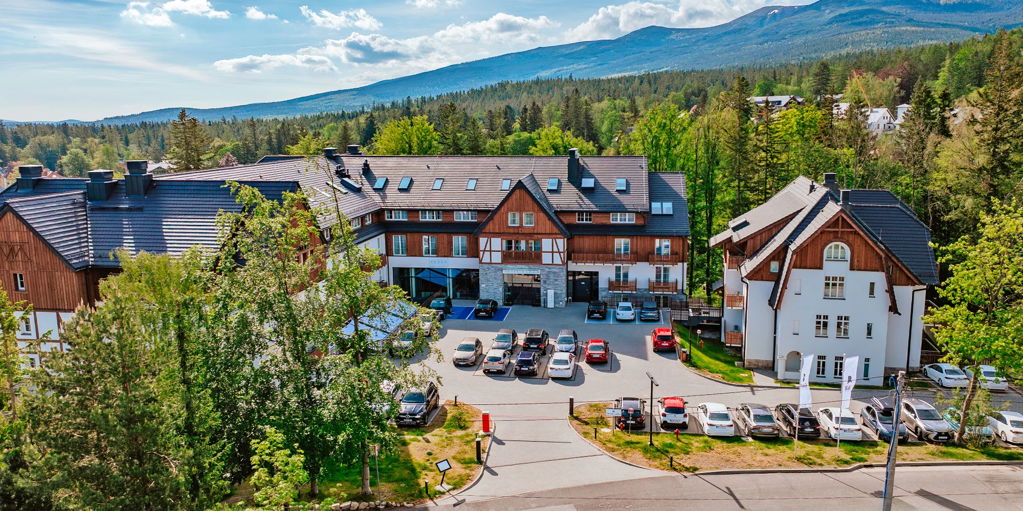 Moderní hotel v Krkonoších s wellness a polopenzí