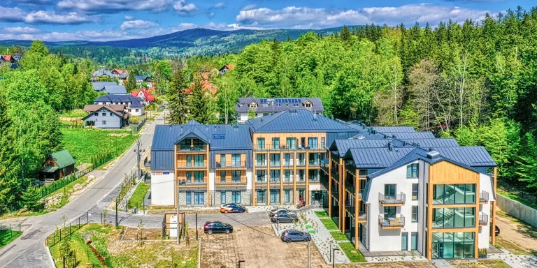 Moderní apartmány v polských Krkonoších: sauna i sjezdovky