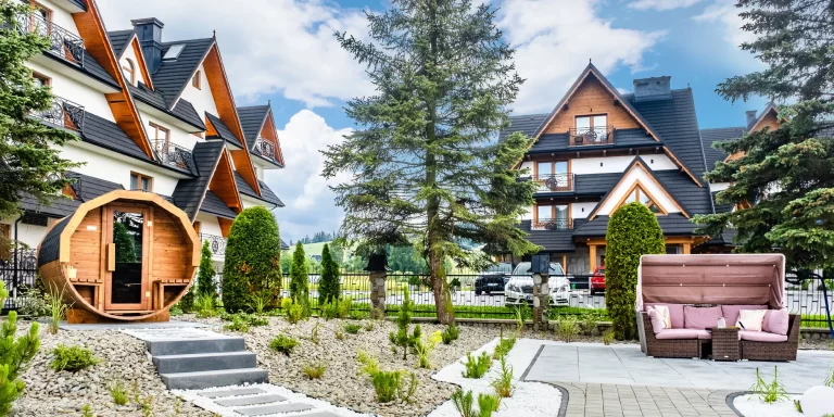 Lesní apartmány u aquaparku Terma Bania: wellness a snídaně