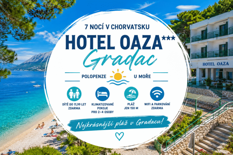 hotel Gradac Chorvatsko